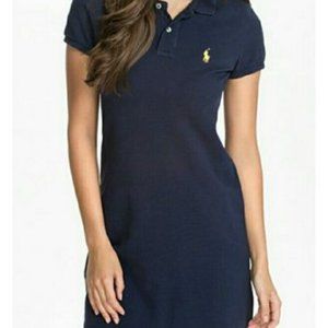 Large Ralph Lauren Polo Dress Navy Blue